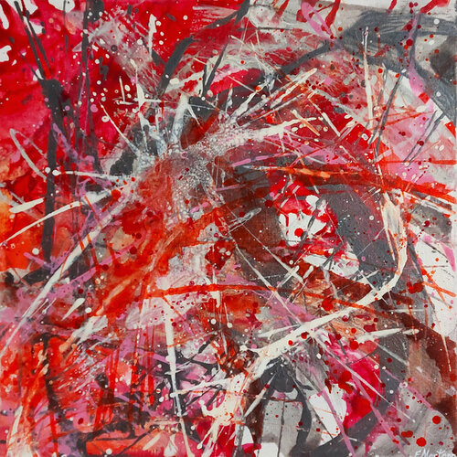 Inflamed Emotions II von Ewa Martens, Malerei kaufen auf Singulart