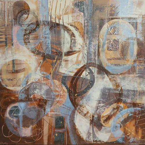 Kaffee-Latte di Ewa Martens, Pittura in vendita su Singulart