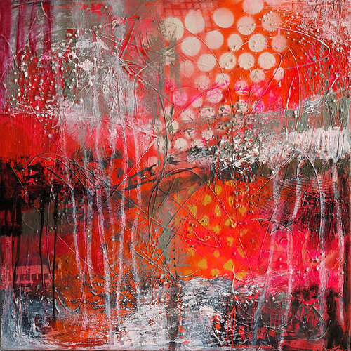 Zauberwald II di Ewa Martens, Pittura in vendita su Singulart