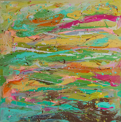 Im Fluss Des Lebens by Ewa Martens, 絵画 for Sale on Singulart