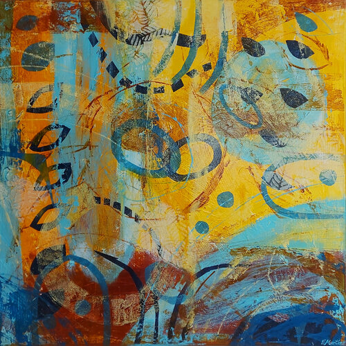 Herbstliche Stimmung II von Ewa Martens, Malerei kaufen auf Singulart