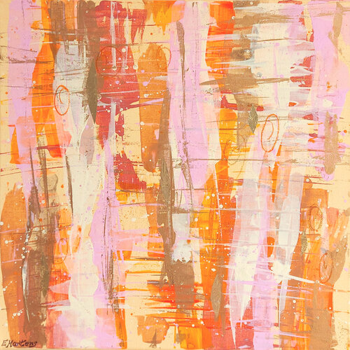 Goldsträhnen di Ewa Martens, Pittura in vendita su Singulart