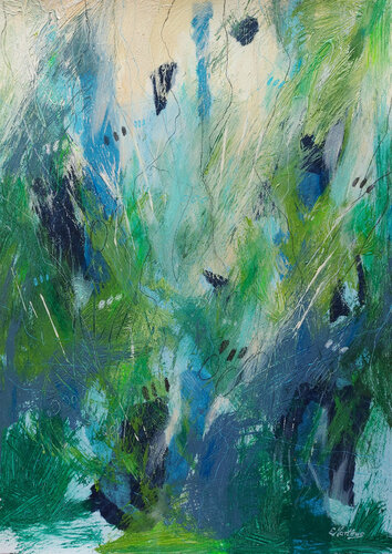 Ocean Vibes van Ewa Martens, Schilderij te koop op Singulart