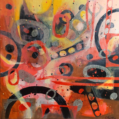 Himmlische Melodie VII von Ewa Martens, Malerei kaufen auf Singulart