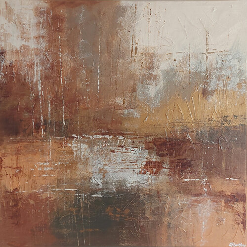 Melancholische Landschaft II von Ewa Martens, Malerei kaufen auf Singulart