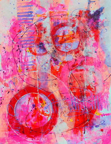 Pink Perfection di Ewa Martens, Pittura in vendita su Singulart