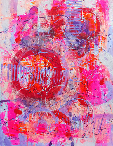 Pink Perfection II von Ewa Martens, Malerei kaufen auf Singulart