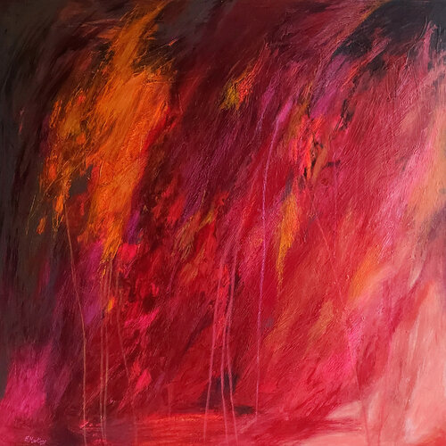 Feeling Your Heartbeat III by Ewa Martens, Painting for Sale on Singulart