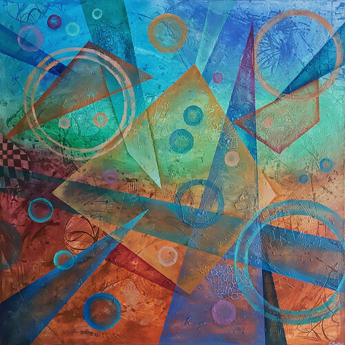 Zeitfenster - Fernweh von Ewa Martens, Malerei kaufen auf Singulart