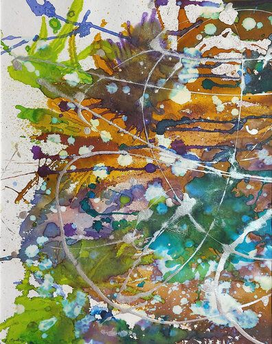 Aquarius by Ewa Martens, Painting for Sale on Singulart