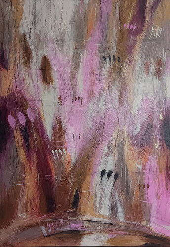 Indian Summer Vibes by Ewa Martens, Painting for Sale on Singulart