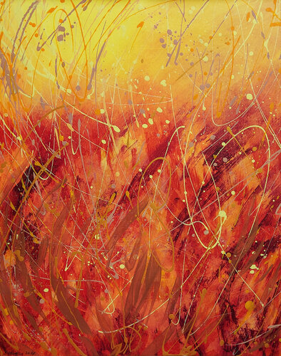 Feuer Und Flamme by Ewa Martens, 絵画 for Sale on Singulart