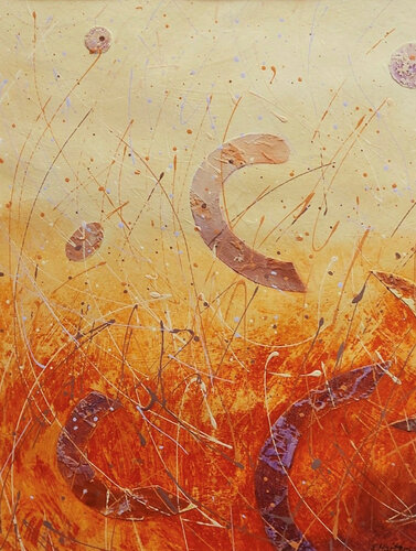 Vier Jahreszeiten-Herbst van Ewa Martens, Schilderij te koop op Singulart