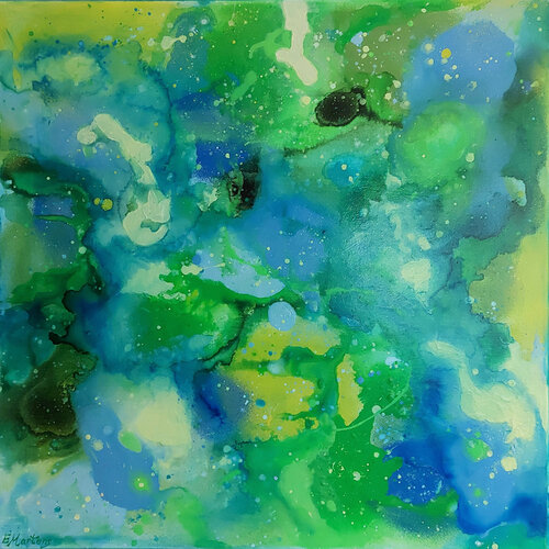 Galaktischer Nebel VI von Ewa Martens, Malerei kaufen auf Singulart