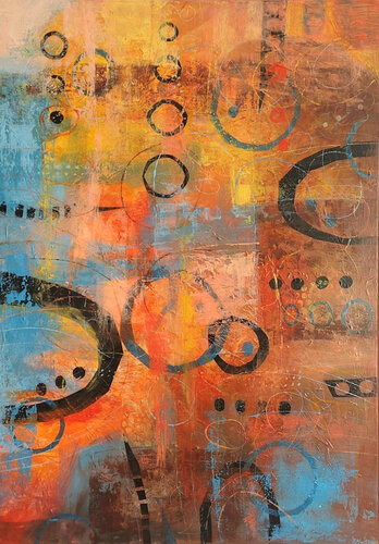 Sunny Day On The Beach by Ewa Martens, Painting for Sale on Singulart