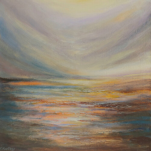 Traumlandschaft VI van Ewa Martens, Schilderij te koop op Singulart