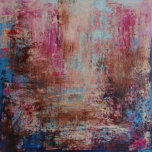 Herbstliche Dämmerung van Ewa Martens, Schilderij te koop op Singulart