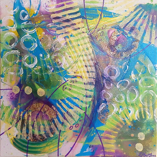 Frühlingswiese von Ewa Martens, Malerei kaufen auf Singulart