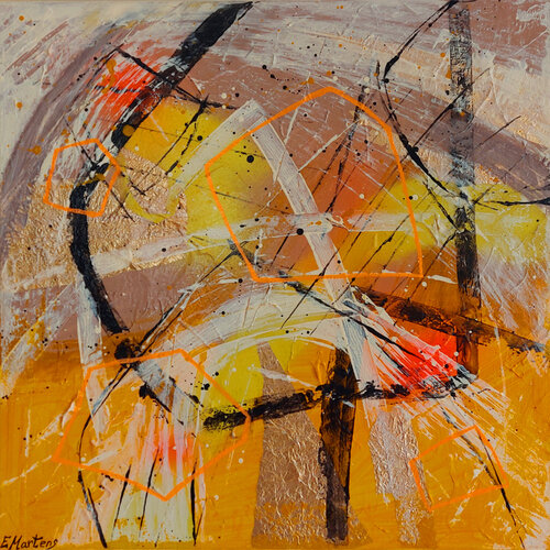 Approaching Mercury by Ewa Martens, Painting for Sale on Singulart