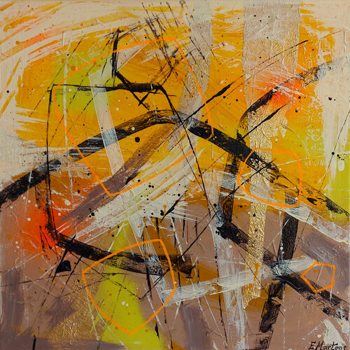 Approaching Mercury II by Ewa Martens, Painting for Sale on Singulart