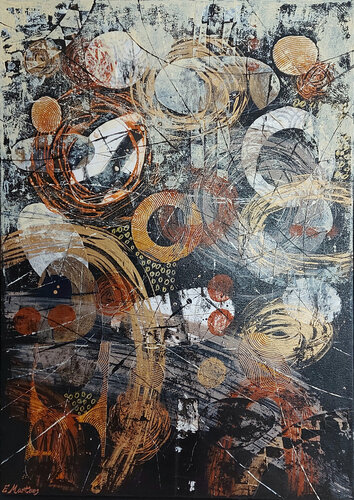 Power Of Jupiter van Ewa Martens, Schilderij te koop op Singulart