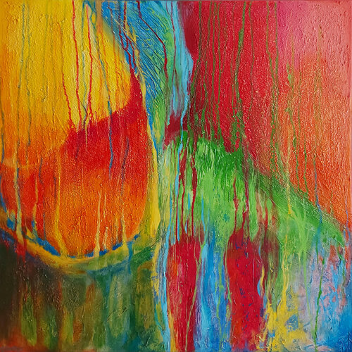 Spuren Des Glücks van Ewa Martens, Schilderij te koop op Singulart
