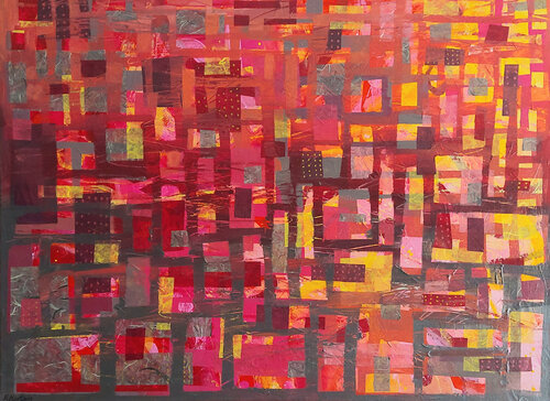 Urban Labyrinth von Ewa Martens, Malerei kaufen auf Singulart