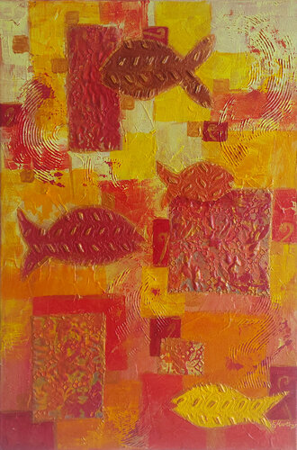 Zauber Der Sieben Meere XXI di Ewa Martens, Pittura in vendita su Singulart