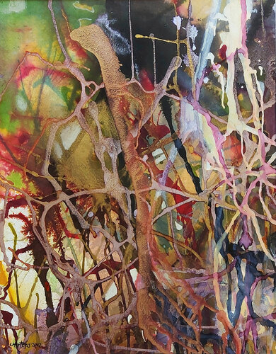 Labyrinth Der Gefühle van Ewa Martens, Schilderij te koop op Singulart