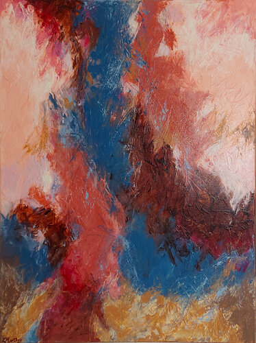 Stille Wasser Gründen Tief di Ewa Martens, Pittura in vendita su Singulart