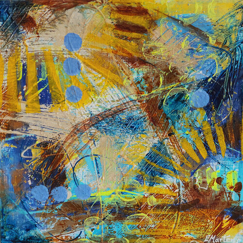 Frühlingserwachen II di Ewa Martens, Pittura in vendita su Singulart