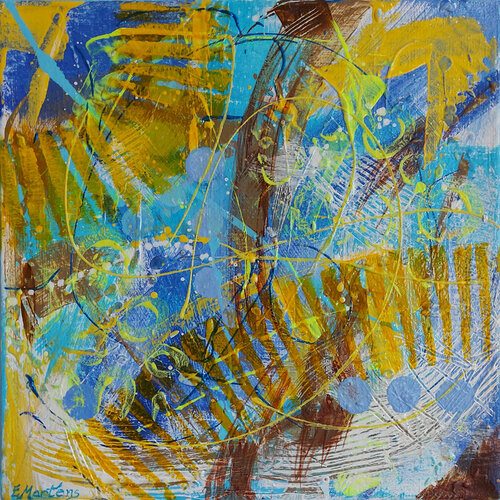 Frühlingserwachen III di Ewa Martens, Pittura in vendita su Singulart