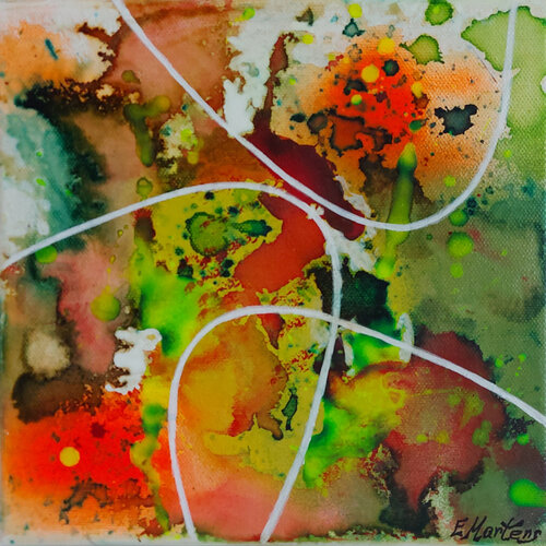 Kleine Glücksmomente di Ewa Martens, Pittura in vendita su Singulart