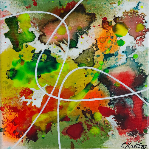 Kleine Glücksmomente II di Ewa Martens, Pittura in vendita su Singulart