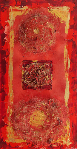 Music Box II di Ewa Martens, Pittura in vendita su Singulart