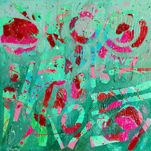 Interferenz IV di Ewa Martens, Pittura in vendita su Singulart
