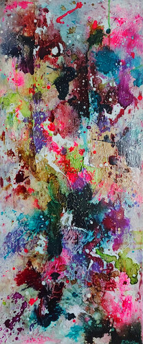 Farbenfluss V by Ewa Martens, 絵画 for Sale on Singulart