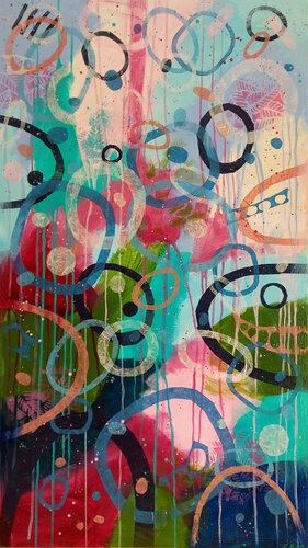 Himmlische Melodie VII di Ewa Martens, Pittura in vendita su Singulart