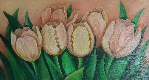 Tulpen by Ewa Martens, 絵画 for Sale on Singulart