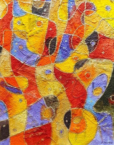 Joyfulness by Ewa Martens, Painting for Sale on Singulart