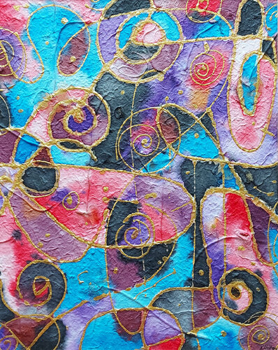Joyfulness II di Ewa Martens, Pittura in vendita su Singulart