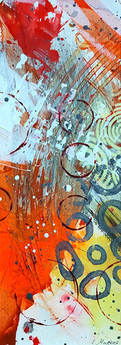 Sonne Im Herzen III di Ewa Martens, Pittura in vendita su Singulart