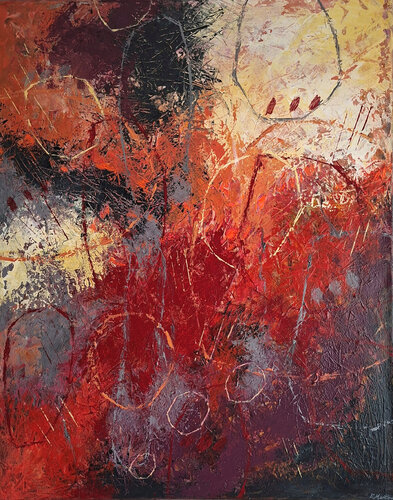 Wo Die Liebe Hinfällt by Ewa Martens, Painting for Sale on Singulart