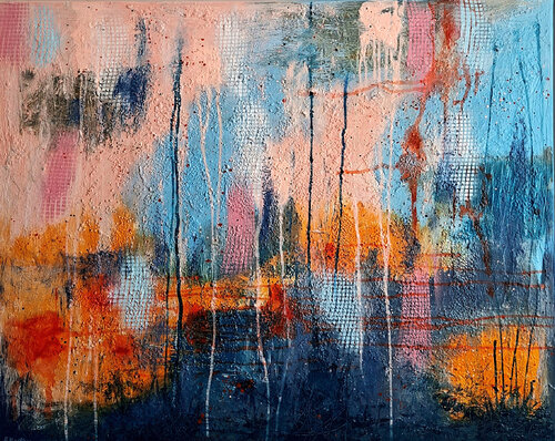 Sonne An Der Weser par Ewa Martens, Peinture en vente sur Singulart