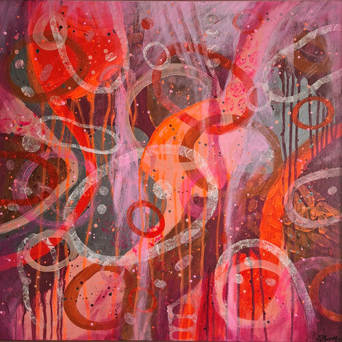 Looking For Happiness III di Ewa Martens, Pittura in vendita su Singulart