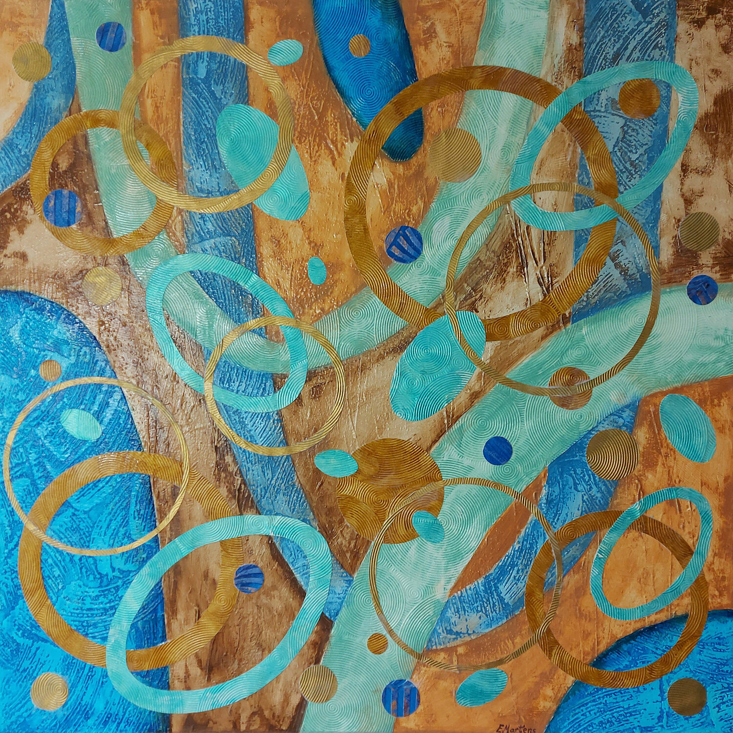 An Der Schönen Blauen Donau Ewa Martens Originalgemälde zu verkaufen