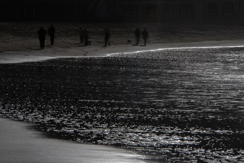 walker on the beach by Riego van Wersch, 사진 for Sale on Singulart