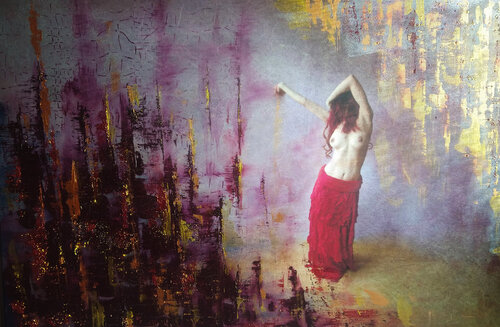 Rojo by Crissial, 회화 for Sale on Singulart
