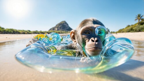 Bouée de plage. par Frédéric guennal, Digital en vente sur Singulart