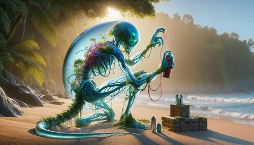 Vandale. Guennal X AI di Frédéric guennal, Digitale in vendita su Singulart